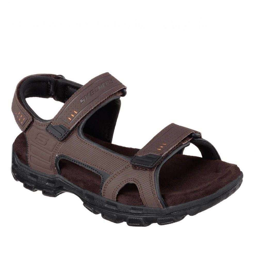 NWT SKECHERS Relaxed Fit Conner-Louden Sandals in Brown Size 7